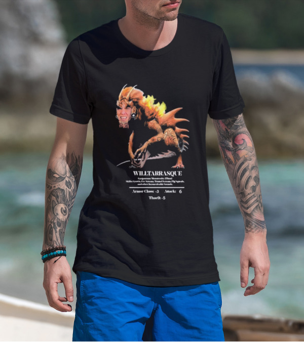 The Charismatic Voice Gorgonzilla Minutaursty Tarrasque Willtarrasque Armor Claws Attack ThroRk T-Shirt