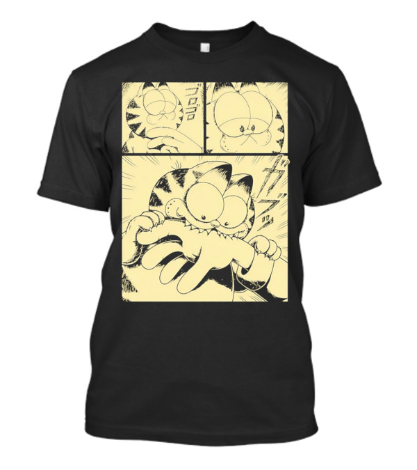 Garfield Beloved Orange Cat Manga Style Remix T-Shirt