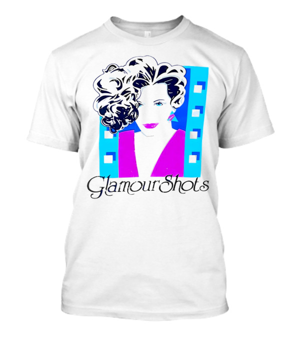 Retro 80s Glamour Shots Abstract T-Shirt