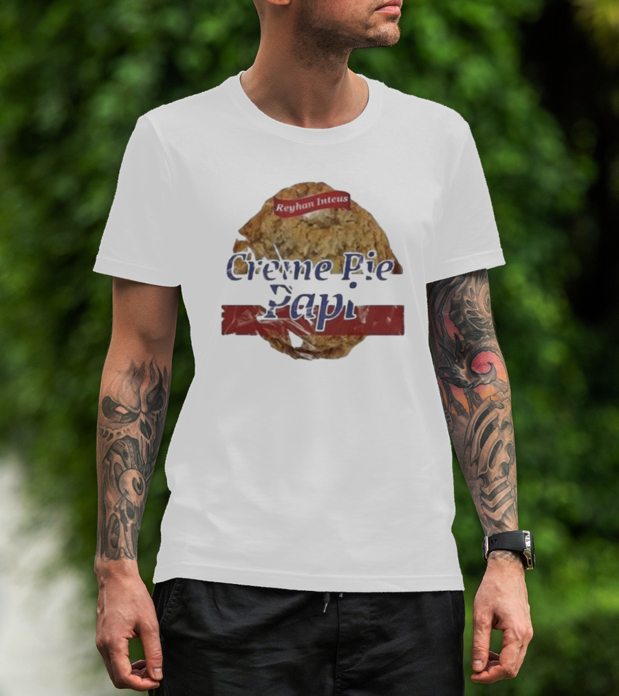 Reyhan Inteus Creme Pie Papi Cookie Motif T-Shirt