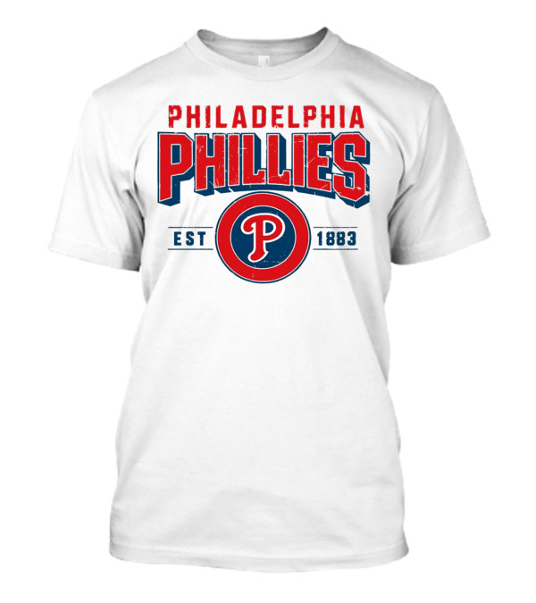 Philadelphia Phillies Est 1883 Vintage Logo P T-Shirt