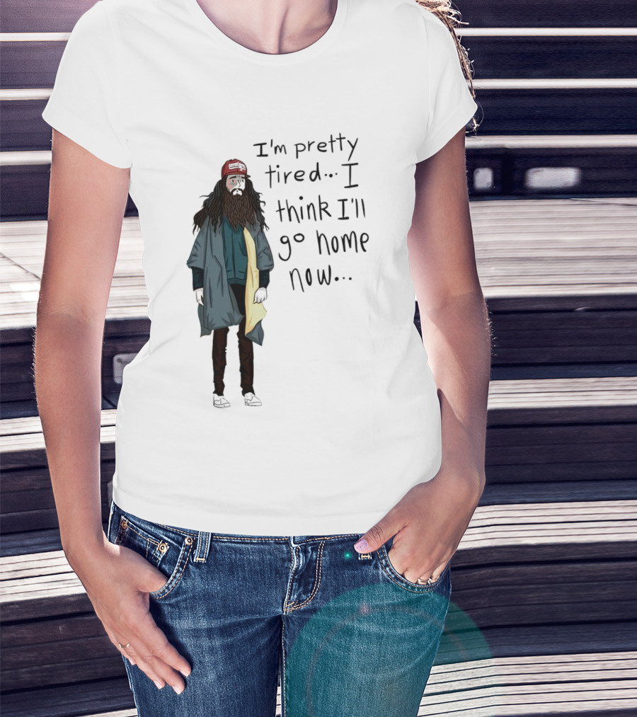 I'm Pretty Tired I Think I'll Go Home Now Vintage Movie Forest Run T-Shirt