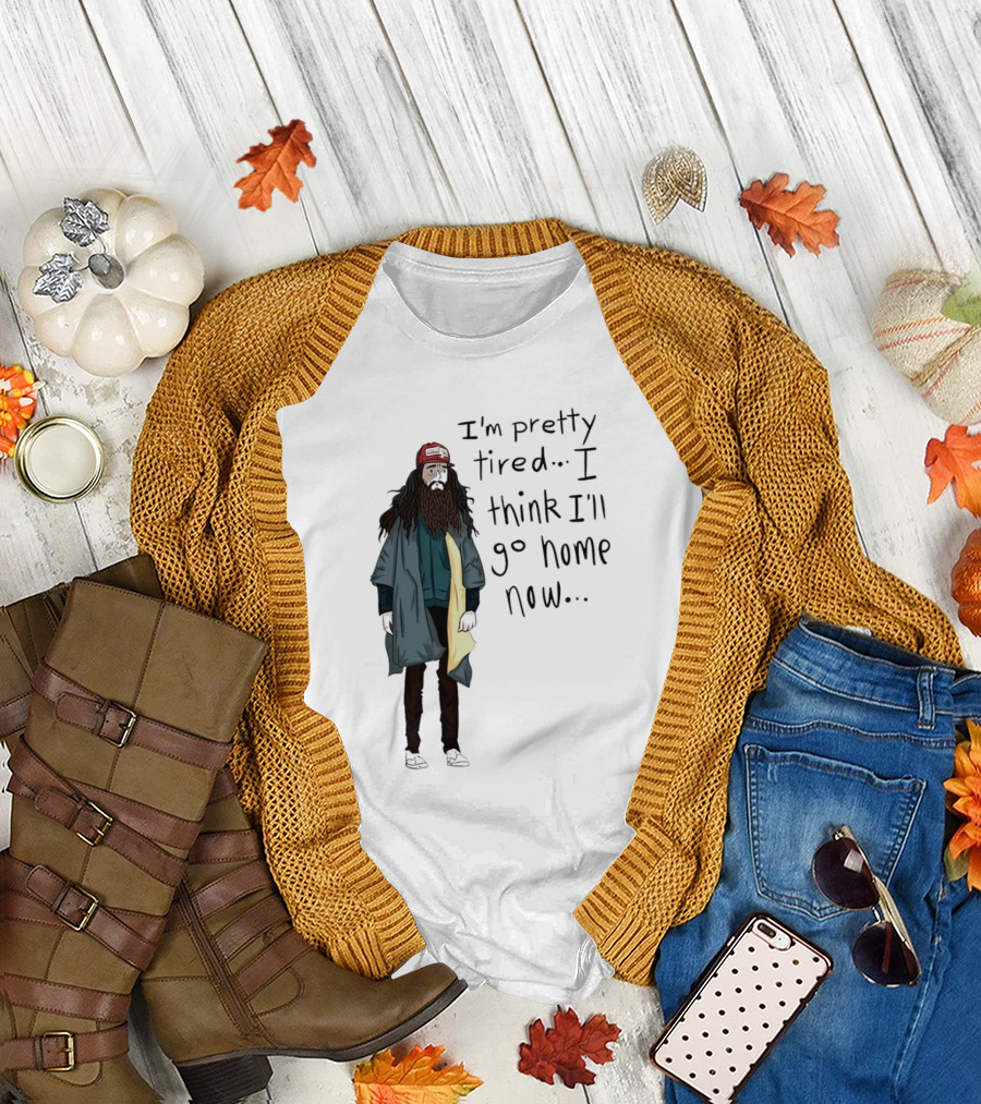 I'm Pretty Tired I Think I'll Go Home Now Vintage Movie Forest Run T-Shirt