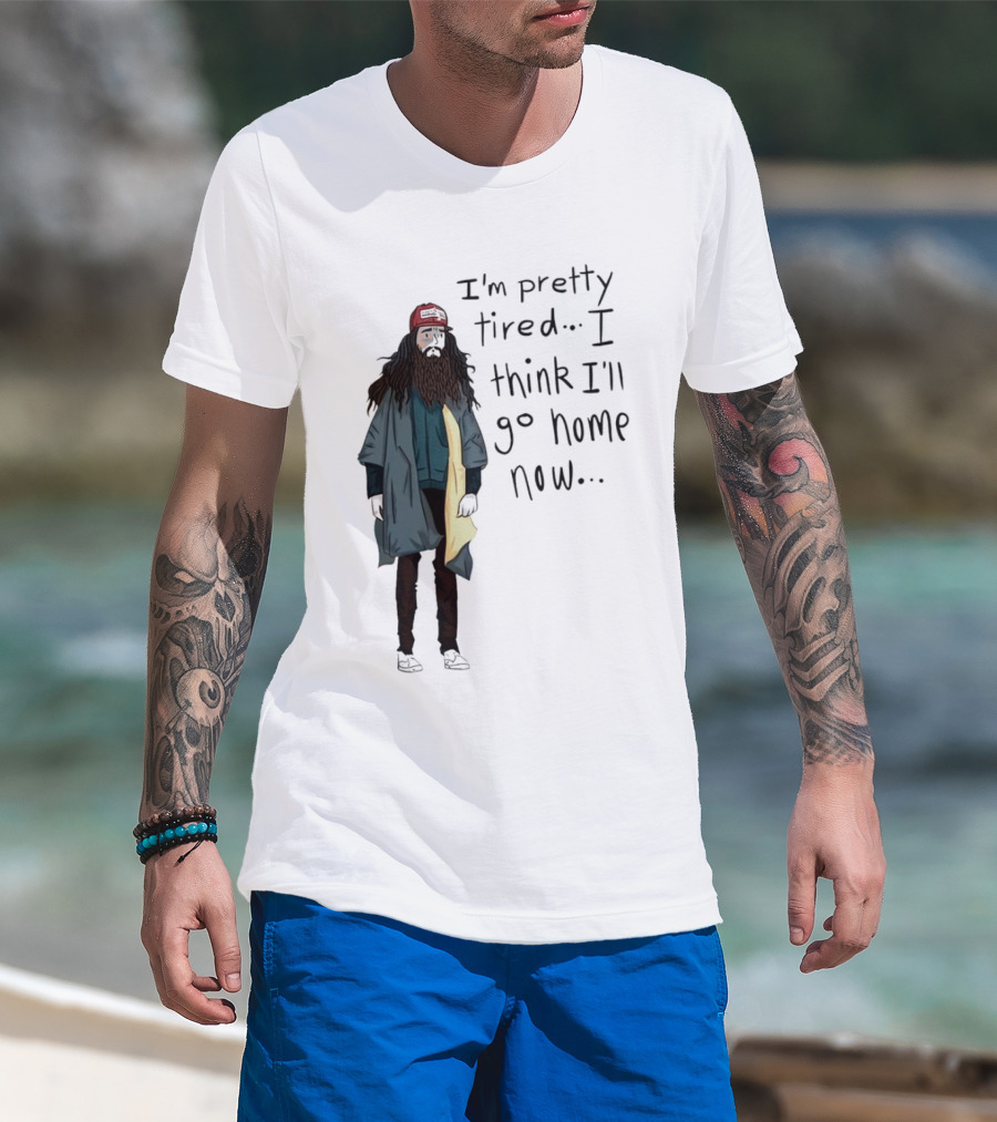 I'm Pretty Tired I Think I'll Go Home Now Vintage Movie Forest Run T-Shirt