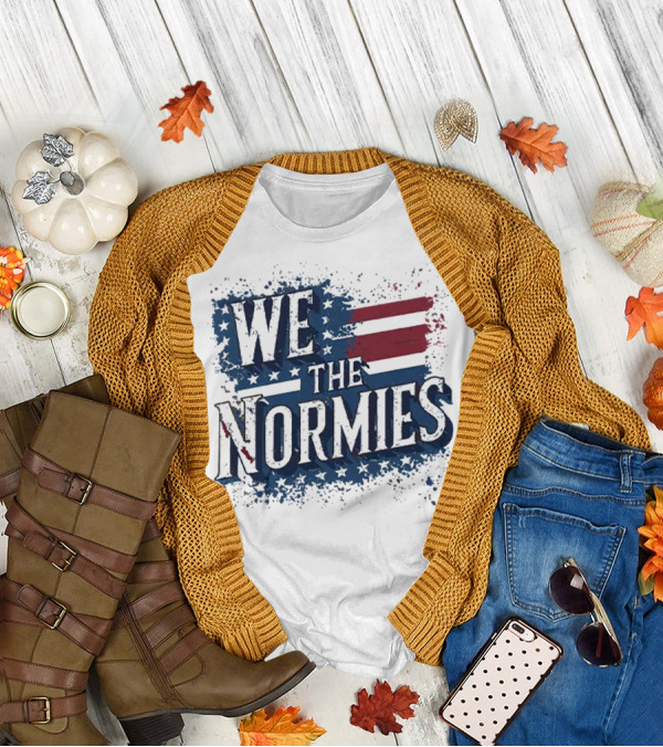 We The Normies American Flag T-Shirt