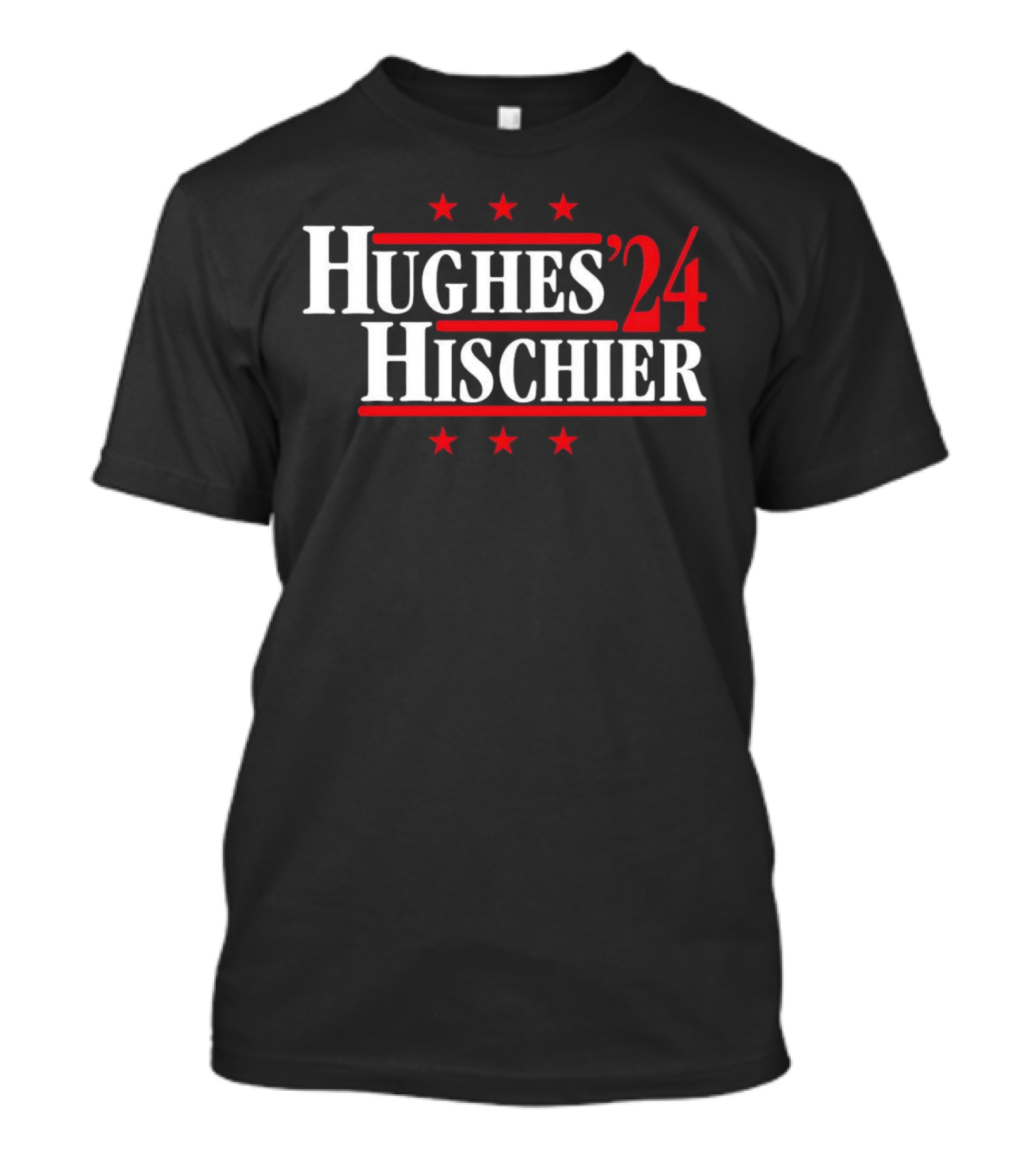Hughes And Hischier 2024 Red Stars Election T-Shirt
