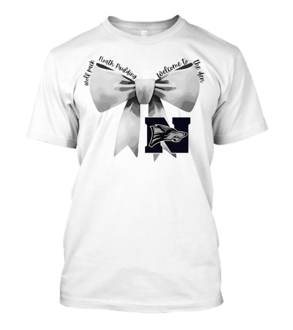 North Paulding Wolfpack Welcome To The Den Bowtie T-Shirt