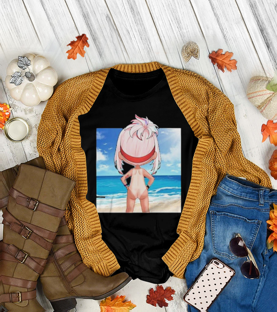 UwU Market FeFe Monthly Beach Backview T-Shirt