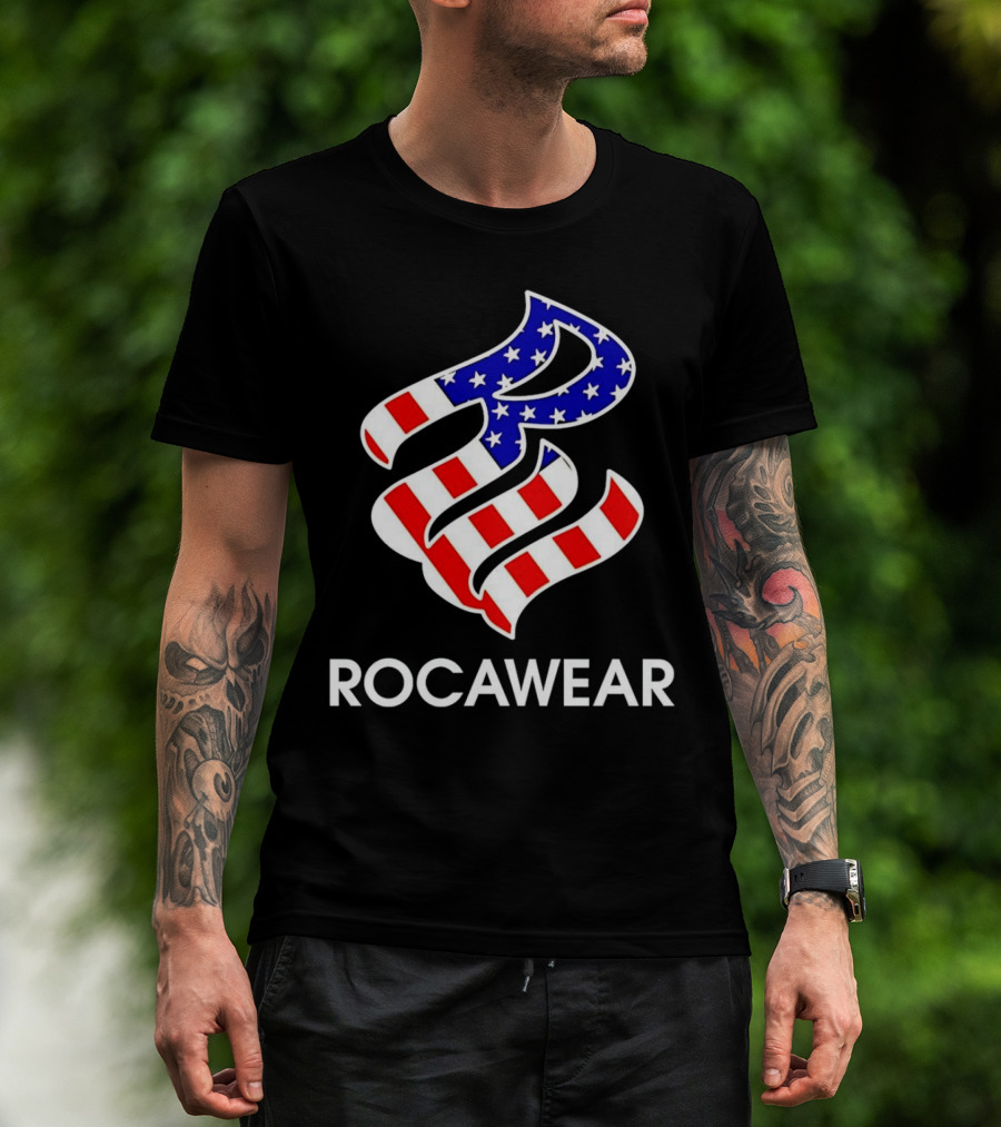 Rocawear American Flag Logo Freedom T-Shirt