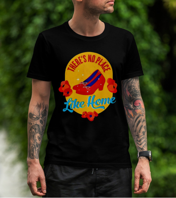 There's No Place Like Home Red Shoes Vintage T-Shirt