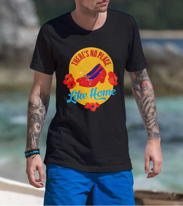 There's No Place Like Home Red Shoes Vintage T-Shirt