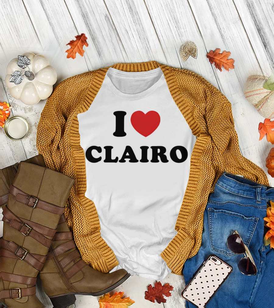 I Love Clairo Heart T-Shirt