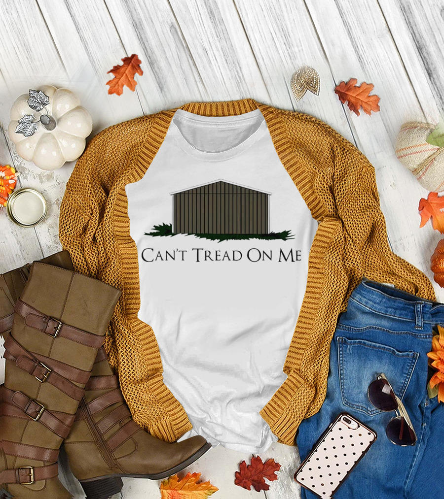 Can't Tread On Me Shed With Grass Elements T-Shirt
