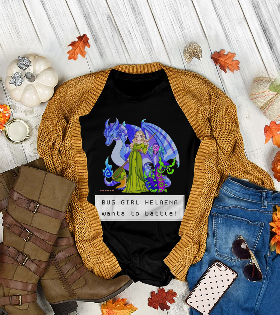Bug Girl Helaena with Dragon and Insects Wants to Battle T-Shirt