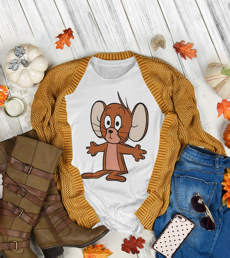 Hanna Barbera Tom and Jerry Jerry Iconic Character T-Shirt