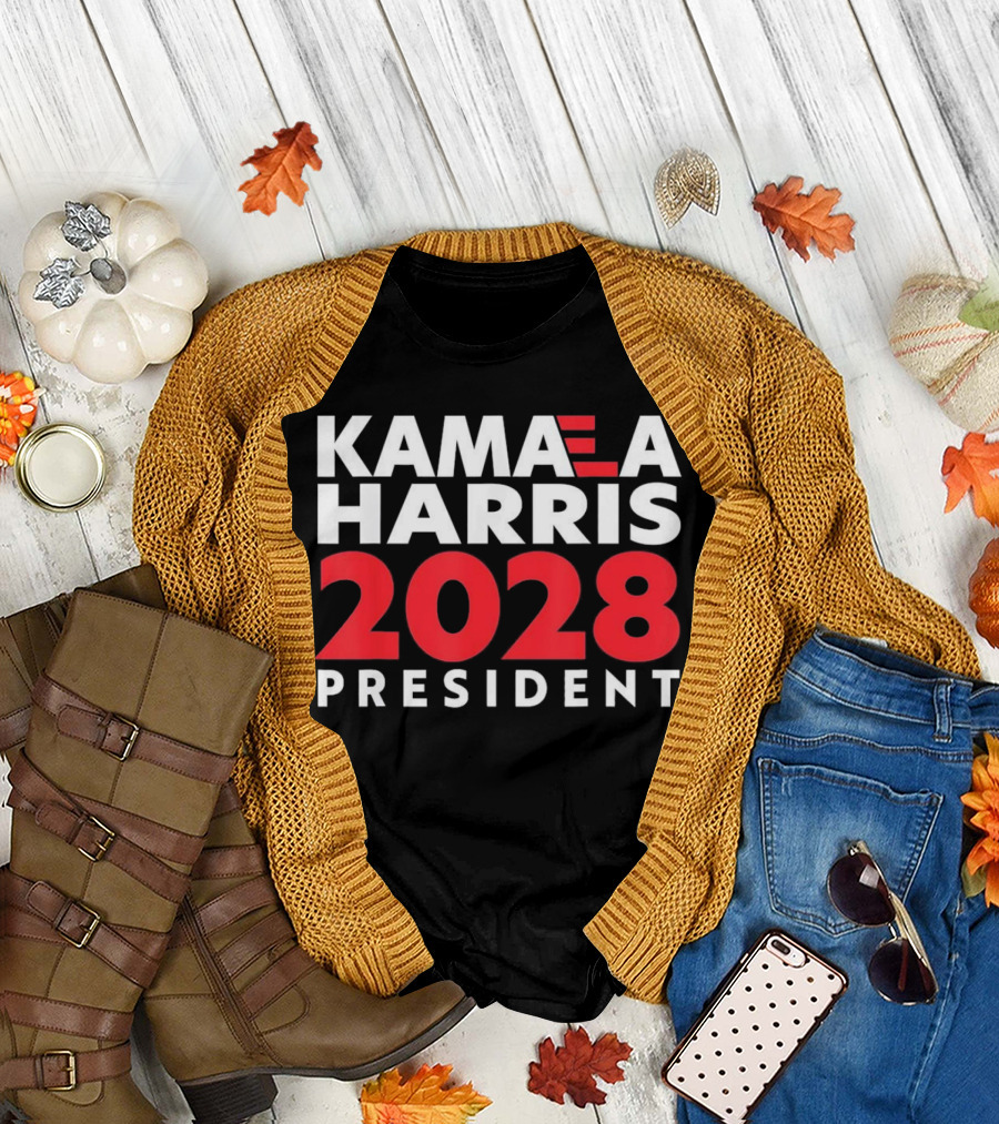 Kamala Harris 2028 President Campaign T-Shirt
