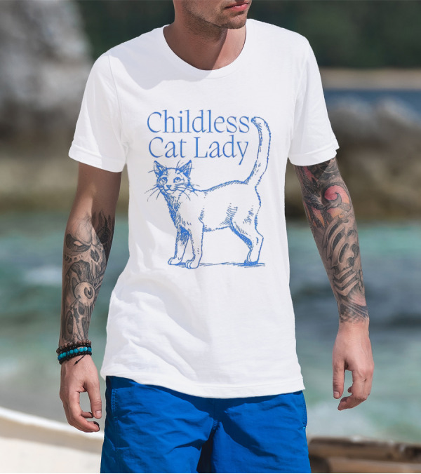 Childless Cat Lady Feline T-Shirt
