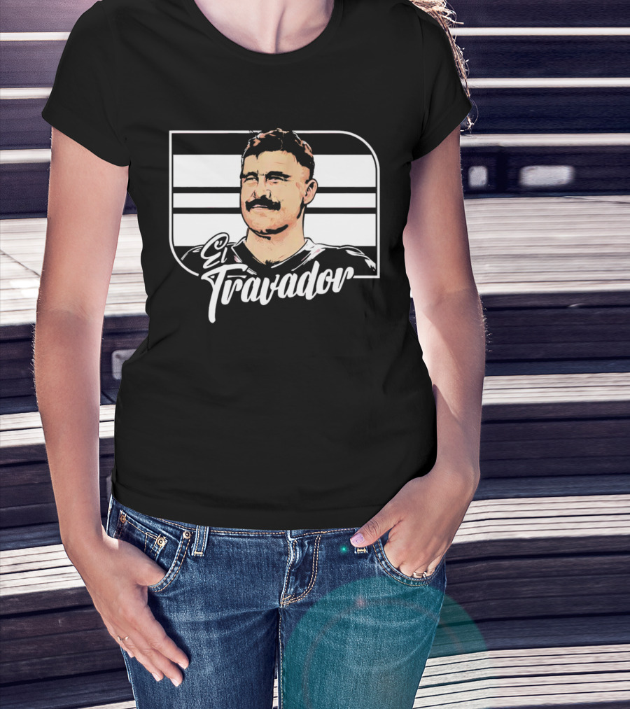 Travis Kelce El Travador NFL Football Player Caricature T-Shirt