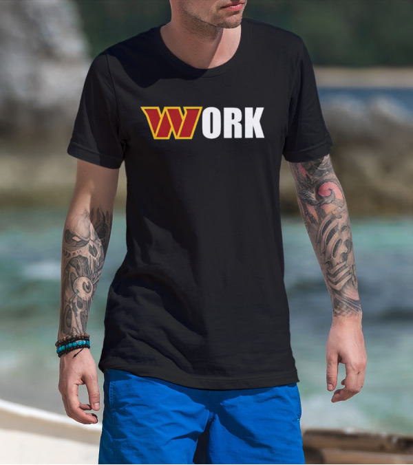 Dan Quinn Commanders Work Iconic Team Inspired T-Shirt