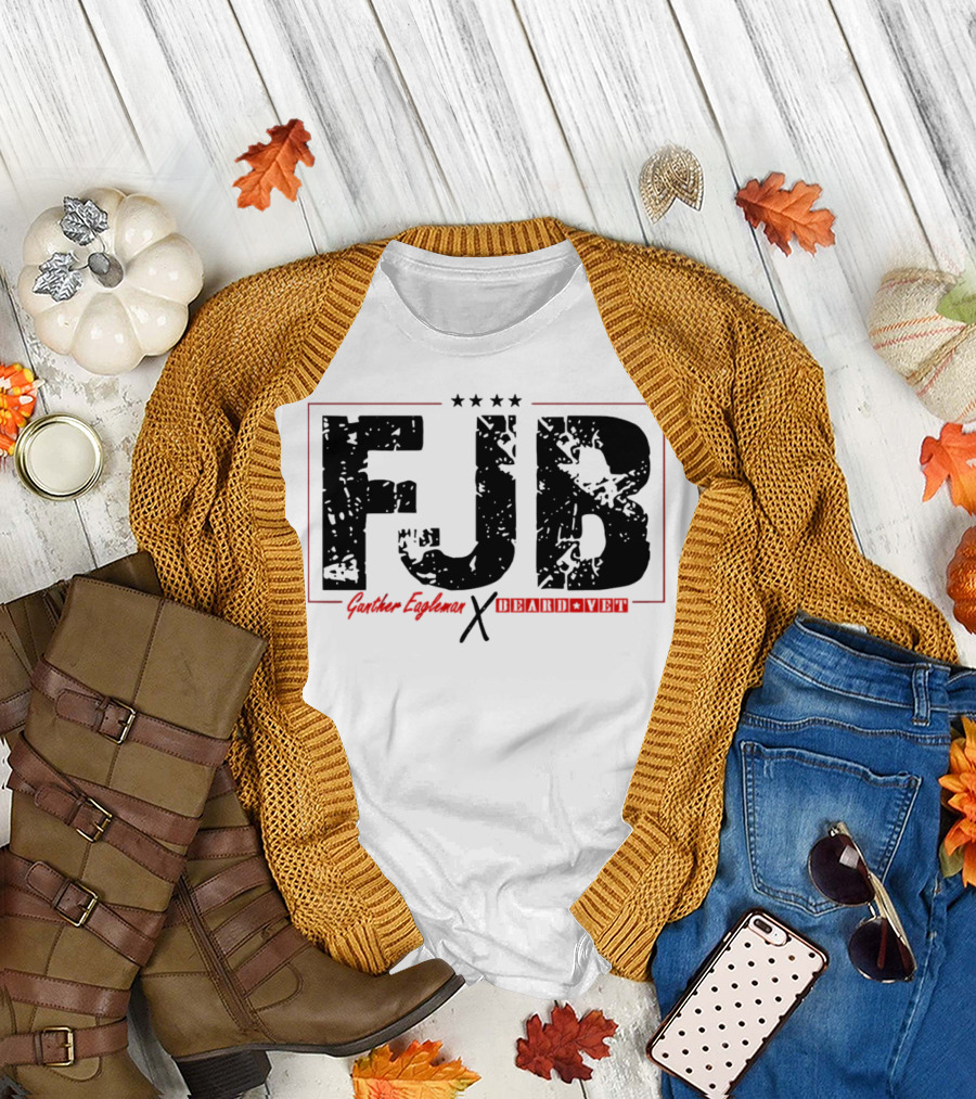 FJB Gunther Eagleman Beard Vet Collaboration Stars T-Shirt