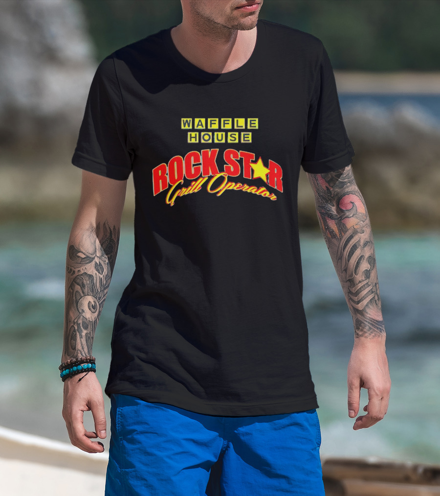 Waffle House Rock Star Grill Operator T-Shirt