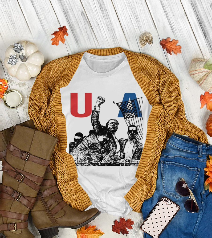USA The People’s President Donald Trump Flag T-Shirt