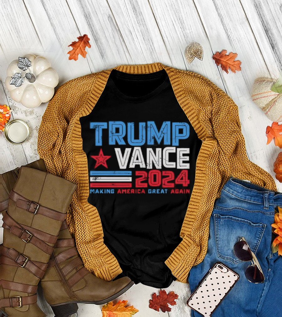 Trump Vance 2024 Making America Great Again Patriotic T-Shirt
