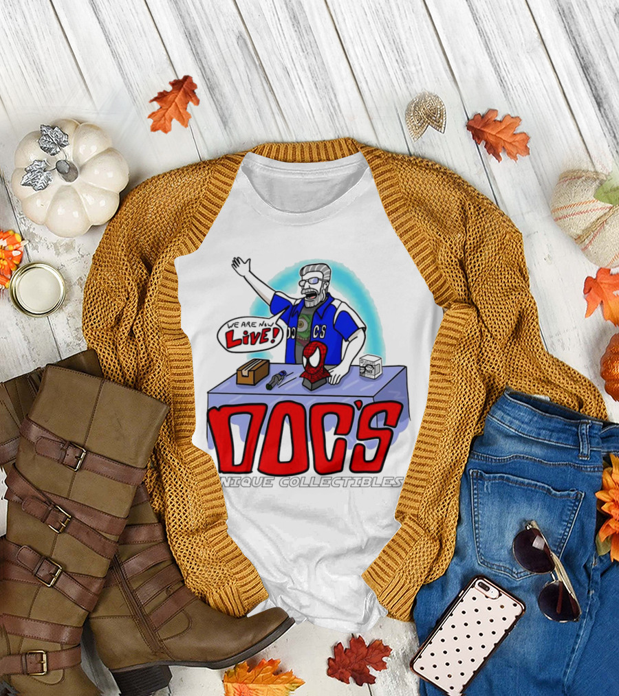 Doc's Unique Collectibles We Are Now Live T-Shirt