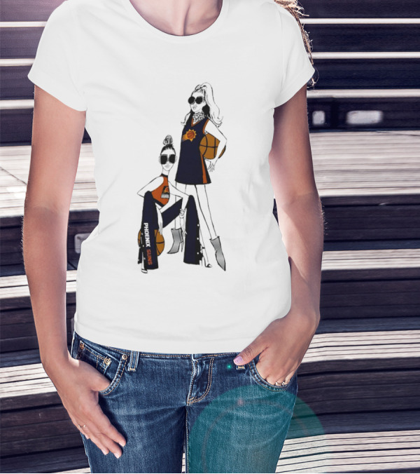 Phoenix Suns G-III 4Her Basketball Girls Fitted Fashion T-Shirt