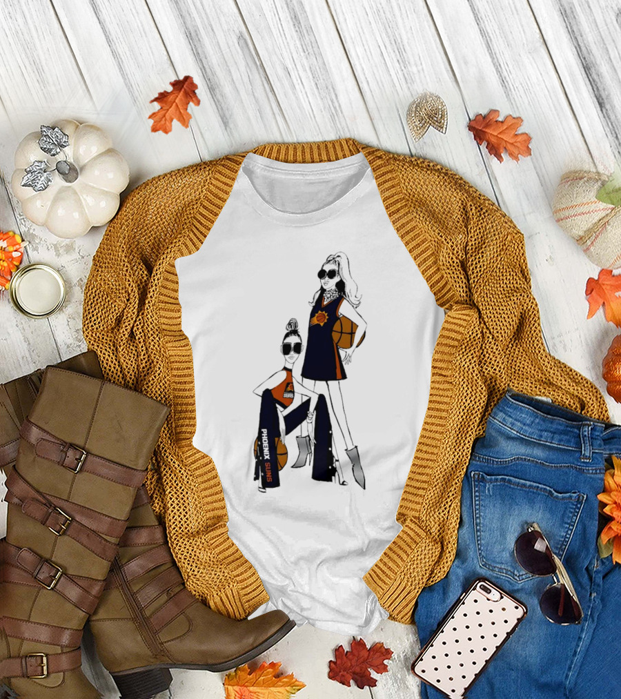 Phoenix Suns G-III 4Her Basketball Girls Fitted Fashion T-Shirt