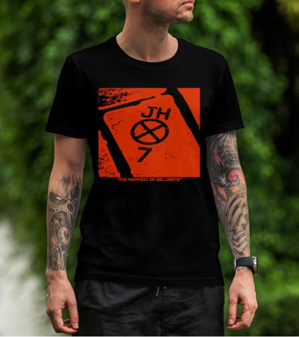 Jackson Holliday JH7 The Happiest Of Hollidays Baltimore Orioles EUTAW St T-Shirt