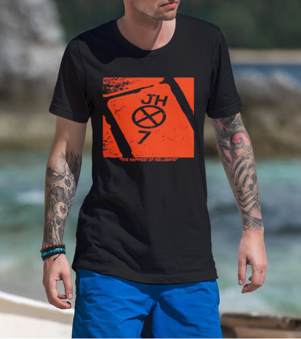 Jackson Holliday JH7 The Happiest Of Hollidays Baltimore Orioles EUTAW St T-Shirt