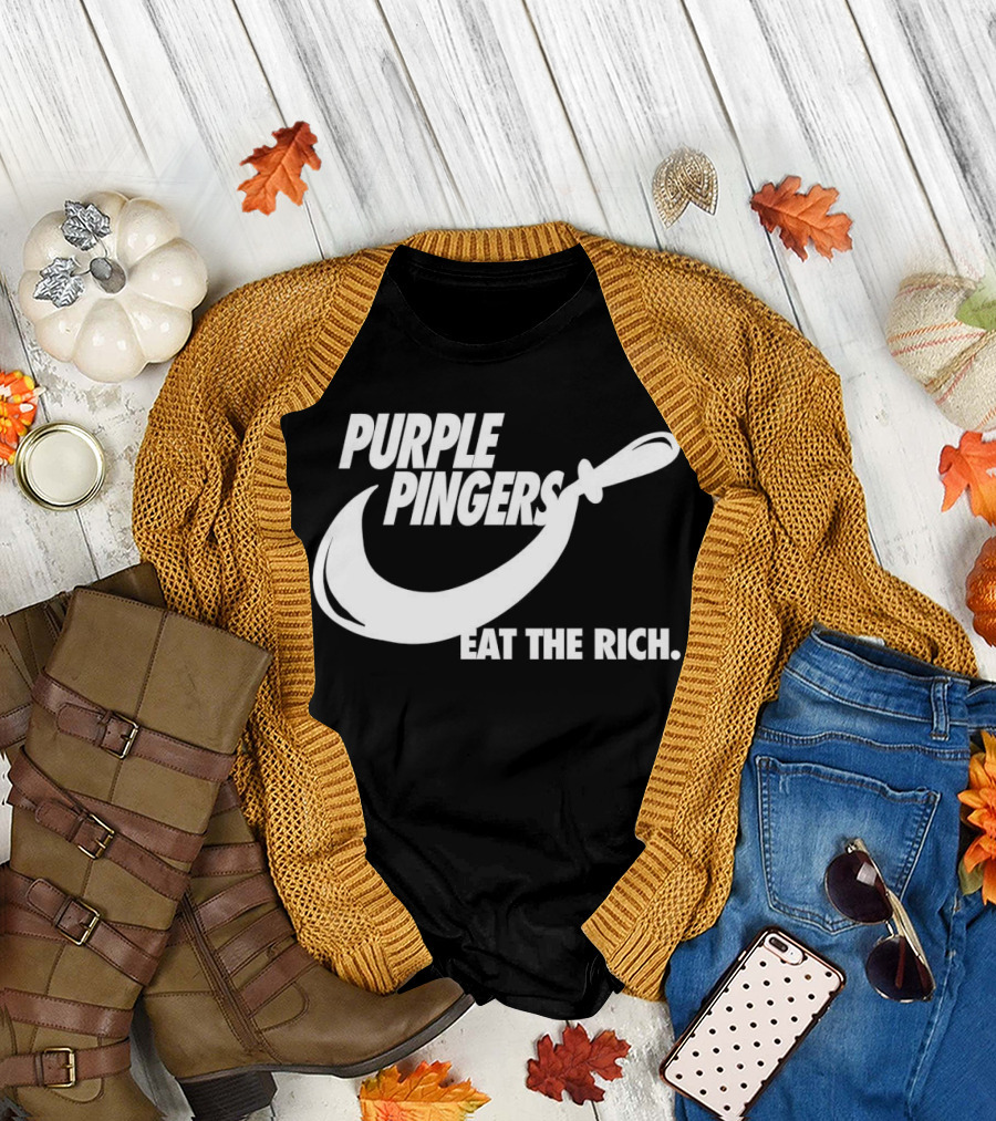 PURPLE PINGERS EAT THE RICH T-Shirt