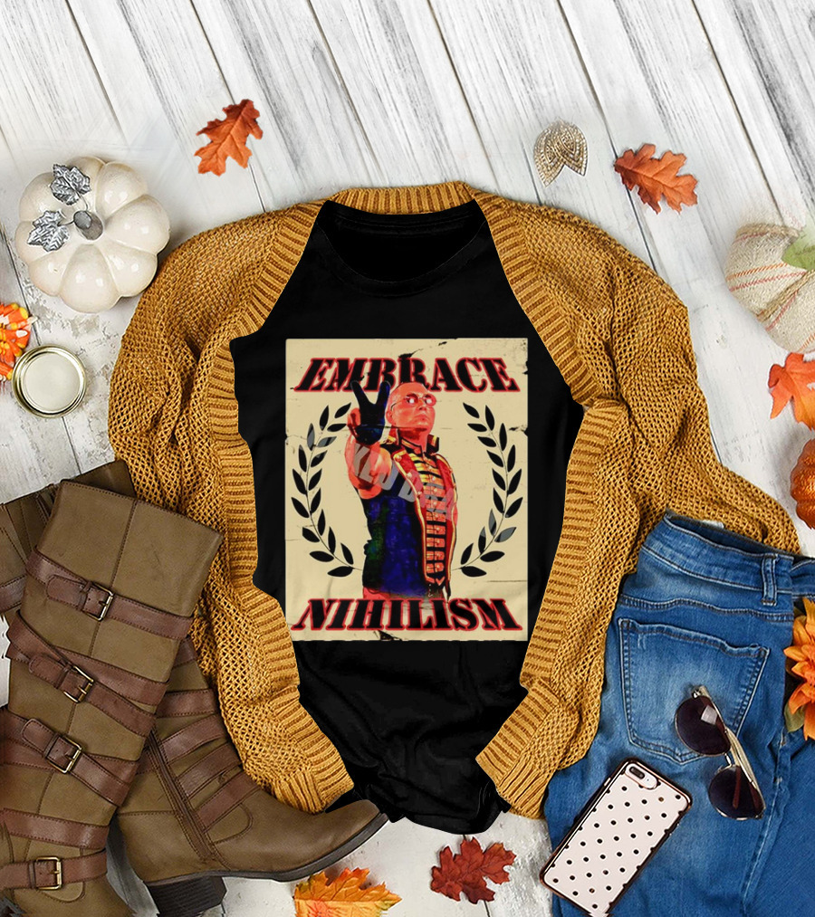 Embrace Nihilism Commissar Warhorse Victory T-Shirt