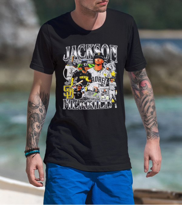 Jackson Merrill Padres SD Baseball T-Shirt