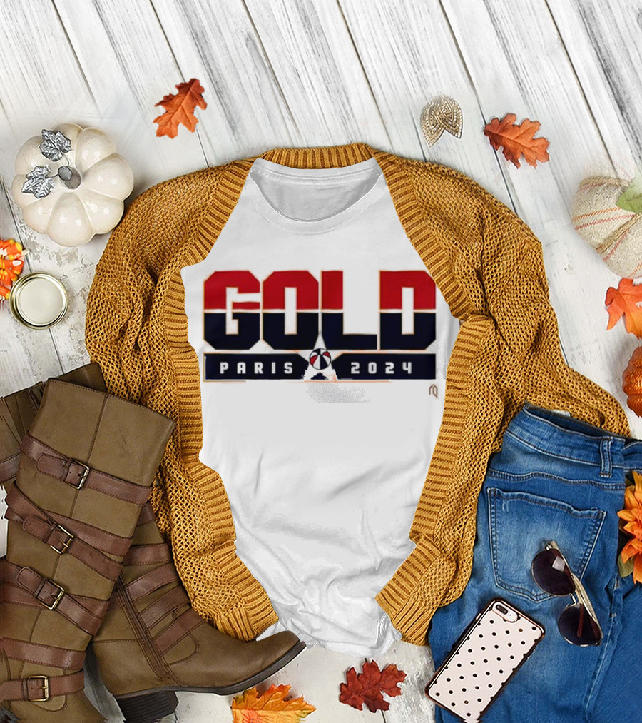 GOLD Paris 2024 Team USA T-Shirt