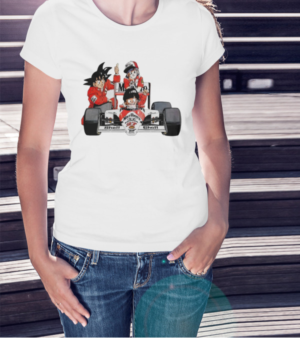 Dragon Ball Marlboro Shell 27 Racing Car Legends T-Shirt