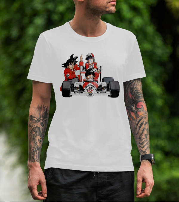 Dragon Ball Marlboro Shell 27 Racing Car Legends T-Shirt