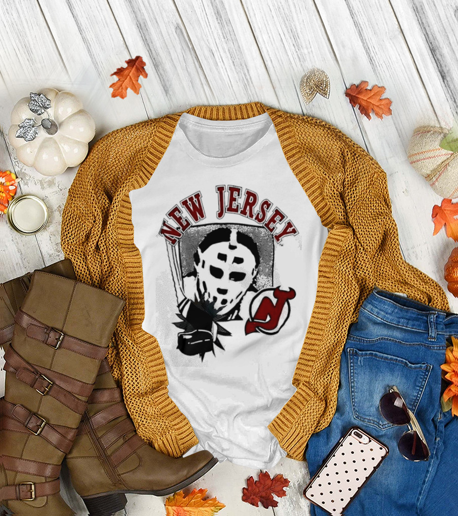 New Jersey Devils Retro Goalie Mask T-Shirt
