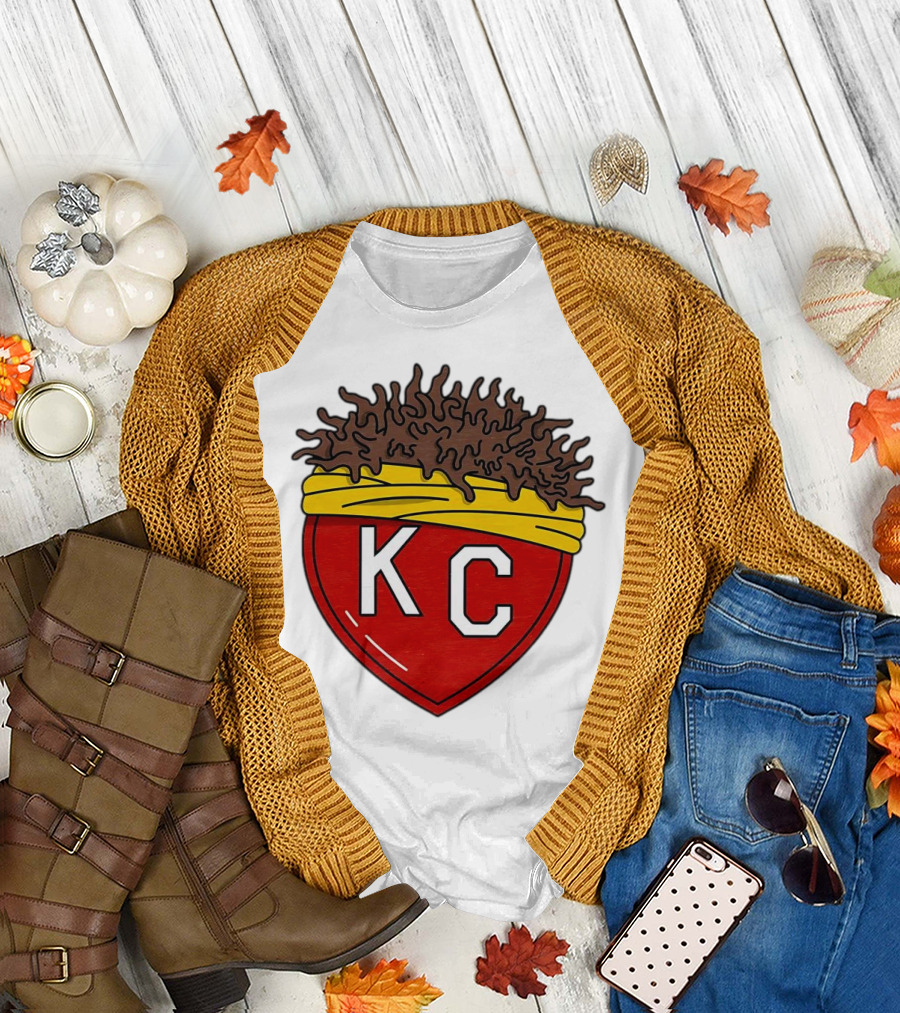 Kansas City Chiefs KC Heart French Fries T-Shirt