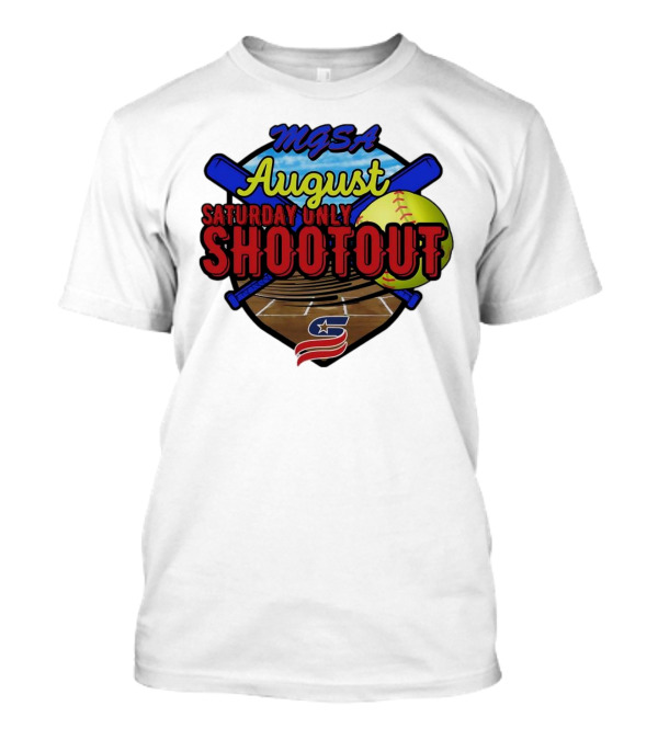 USSSA MGSA August Saturday Only Shootout 2024 Softball Event T-Shirt