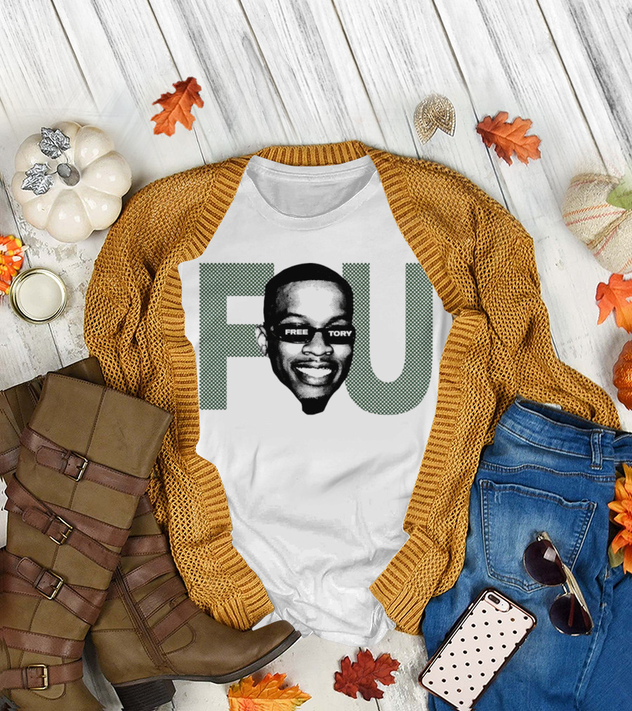 Forever Umbrella FU Free Tory Face T-Shirt