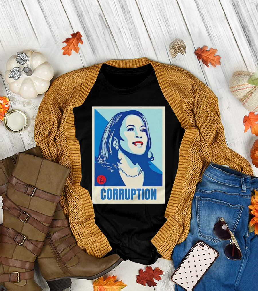 Kamala Harris Corruption 2024 Pop T-Shirt