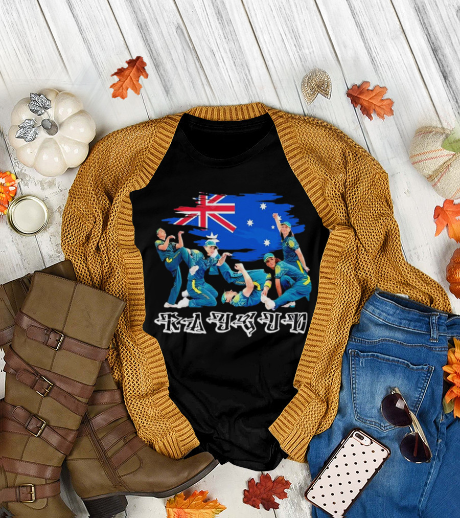 Raygun Rachael Gunn B-girl with Australia Flag T-Shirt
