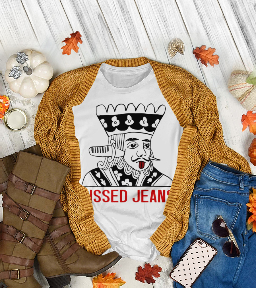 Pissed Jeans Playing Card King with Red-Tipped Tongue T-Shirt