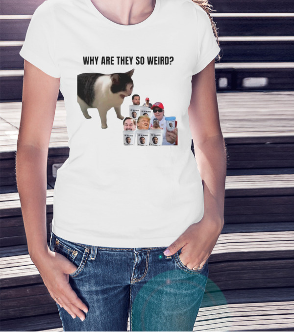 Cat Why Are They So Weird JD Vance Memes Full Family Kit T-Shirt