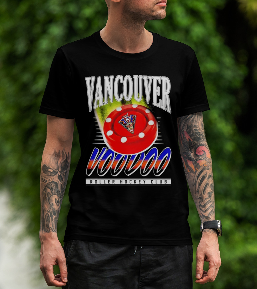 Vancouver Voodoo Roller Hockey Club Puck Logo Classic T-Shirt