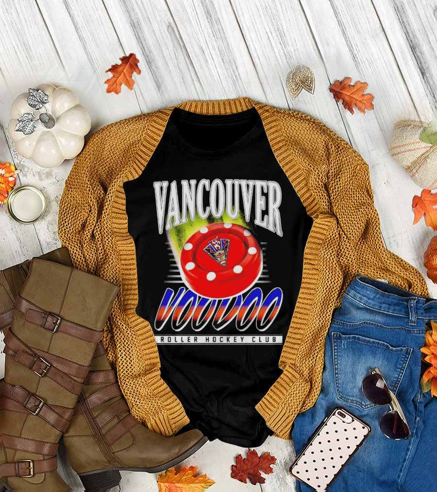 Vancouver Voodoo Roller Hockey Club Puck Logo Classic T-Shirt