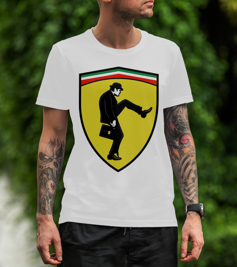 Ministry Of Silly Walks Monty Python Ferrari T-Shirt