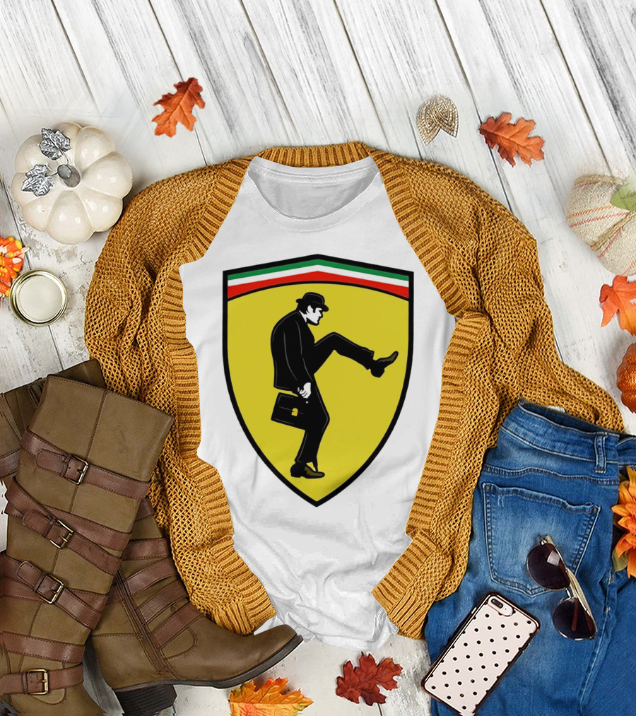 Ministry of Silly Walks Monty Python Ferrari T-Shirt